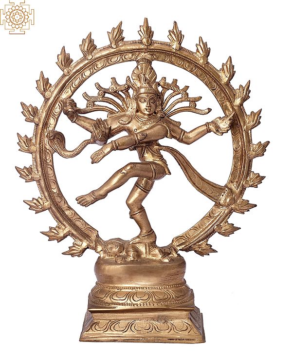 12" Nataraja | Handmade | Madhuchista Vidhana (Lost-Wax) | Panchaloha Bronze from Swamimalai