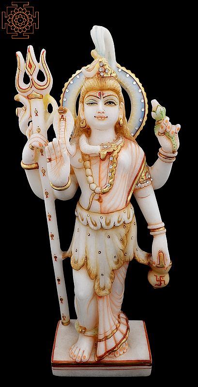 15" Ardhanarishvara | Shiva Ardhanarishvara | Ardhanarishvara Marble Statues | Marble Statues