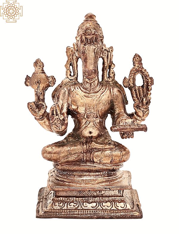 3" Small Hayagreeva | Handmade | Madhuchista Vidhana (Lost-Wax) | Panchaloha Bronze from Swamimalai