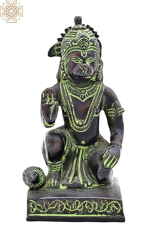 5" Lord Hanuman Ji Idol | Blessing Hanuman Statue | Made in India