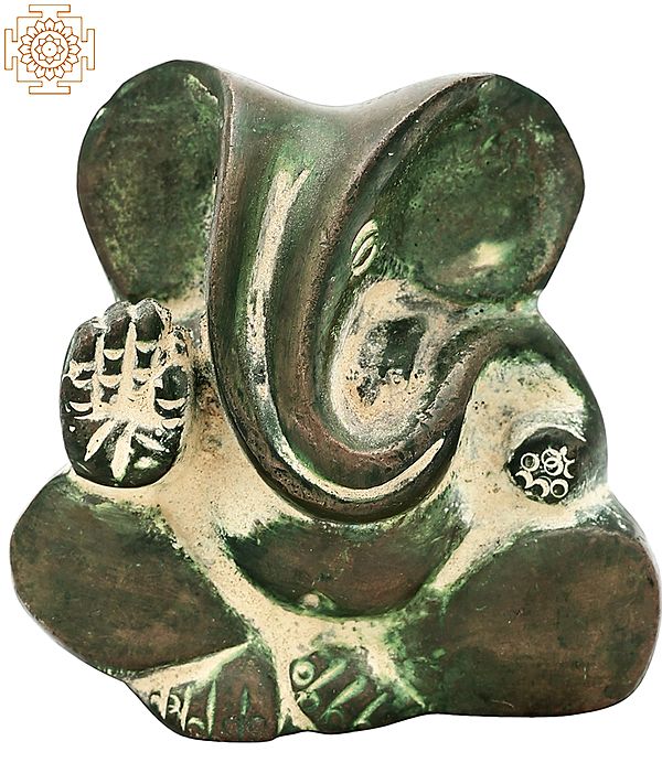 2" Small Bhagwan Ganesha Statue | Handmade | Mini Ganpati Brass Statue | Small Vinayaka Statue | Made in India