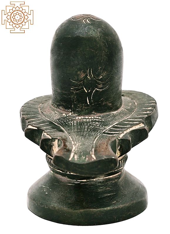 3" Small Shiva Linga | Handmade | Brass Statue | Made In India