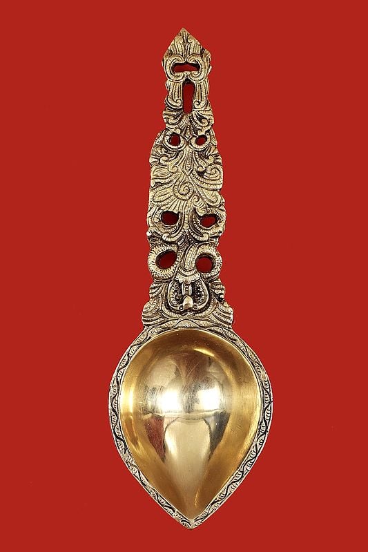 13" Large Spiritual Lamp | Brass Spiritual Lamp |  Handmade | Made In India