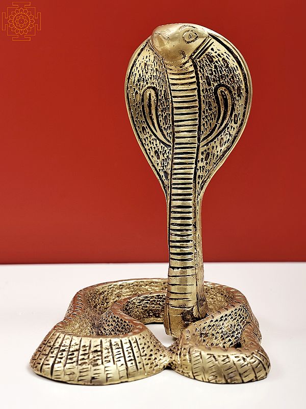 7" Kundalini Brass Sculpture | Handmade Metal Statues