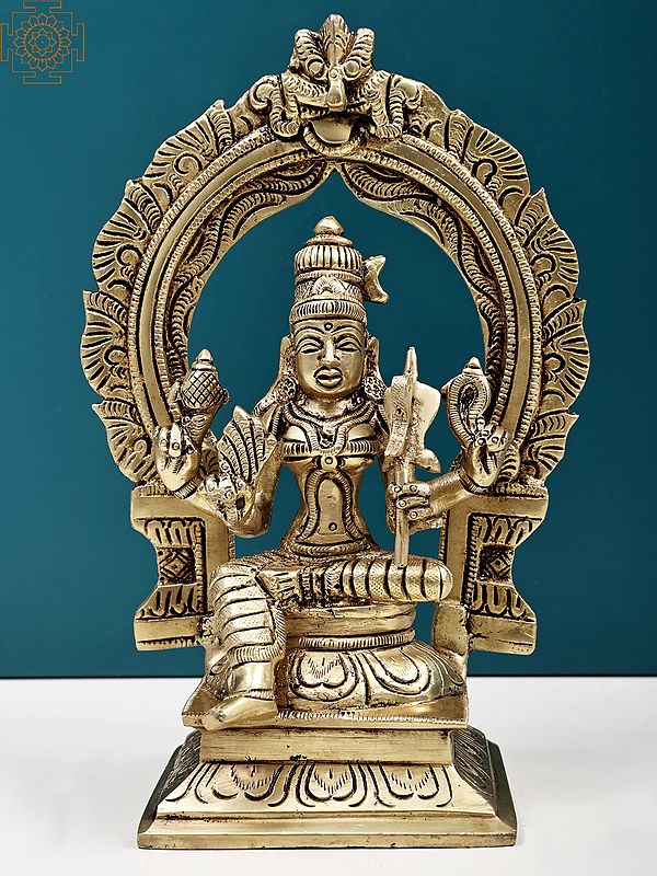7" Goddess Rajarajeshwari | Tripura Sundari | Handmade