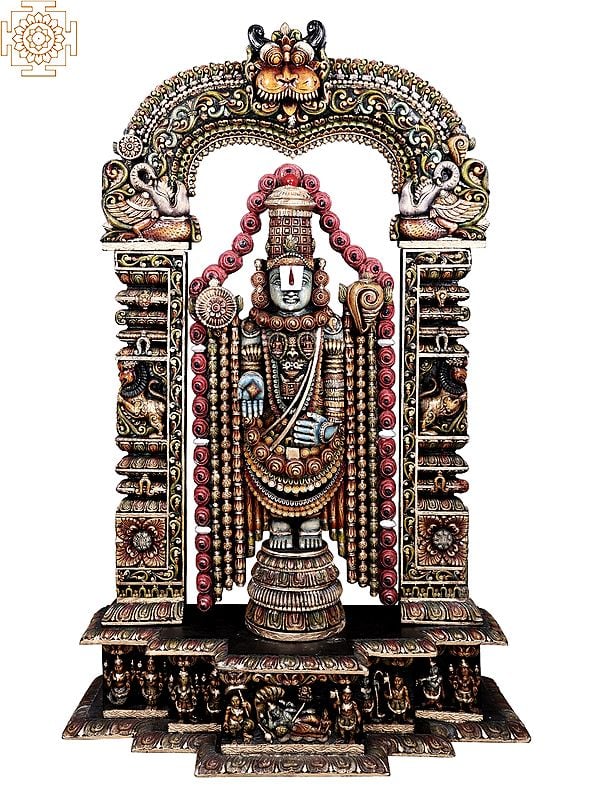 78" Super Large Lord Venkateshvara as Balaji at Tirupati | Handmade | Made In South India
