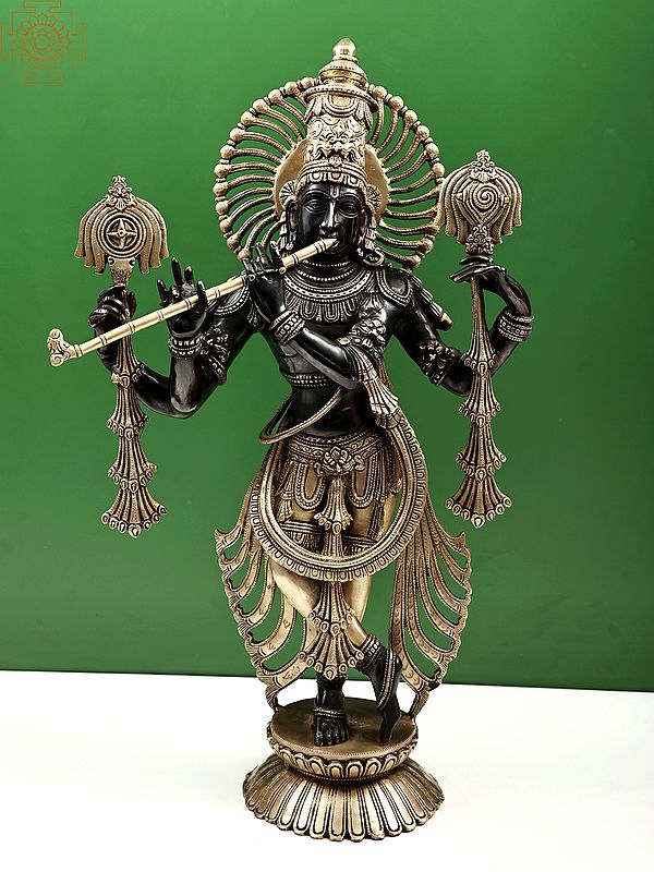 27" Krishna – One who Looks Beautiful with a Flute | Murlimanohar | Handmade