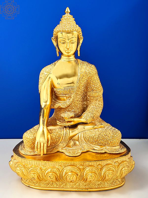 16" Lord Bhumisparsha Buddha | Handmade
