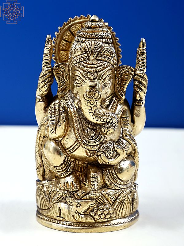 4" Small Fine Quality  Ganesha | Handmade