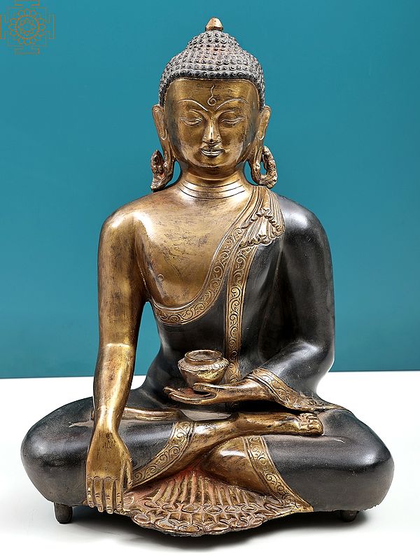 13" Bhumisparsha Mudra Buddha | Handmade