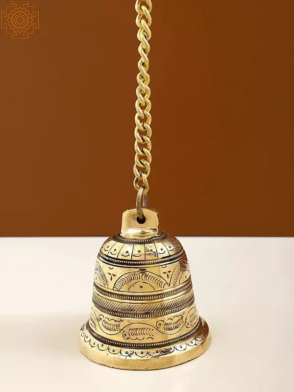 4" Superfine Brass Temple Bell | Handmade
