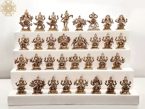 32 Forms of Ganapati | Handmade