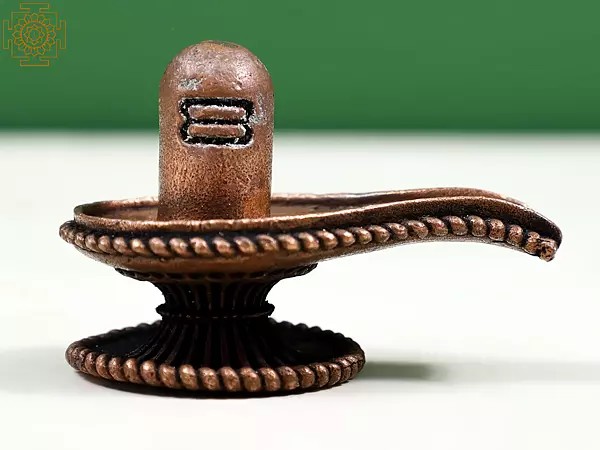 2" Small Copper Shiva Linga | Handmade