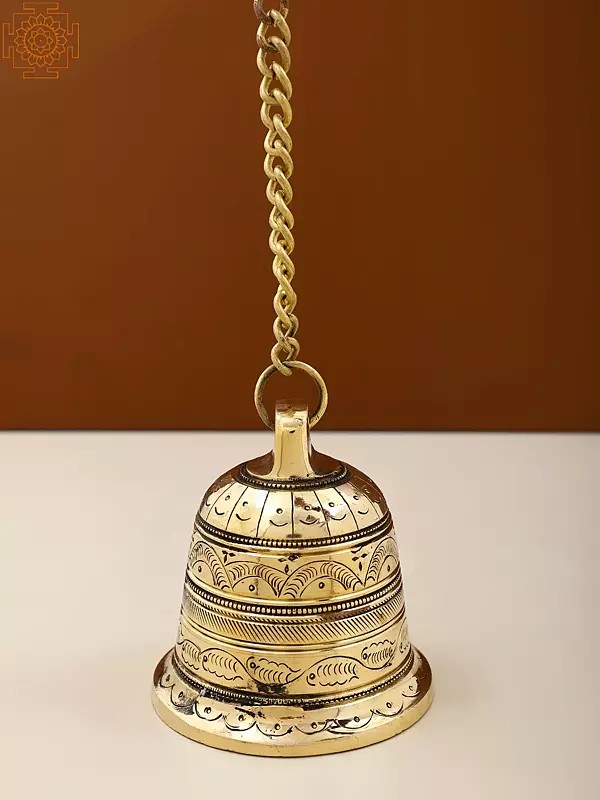 4" Brass Temple Bell | Handmade