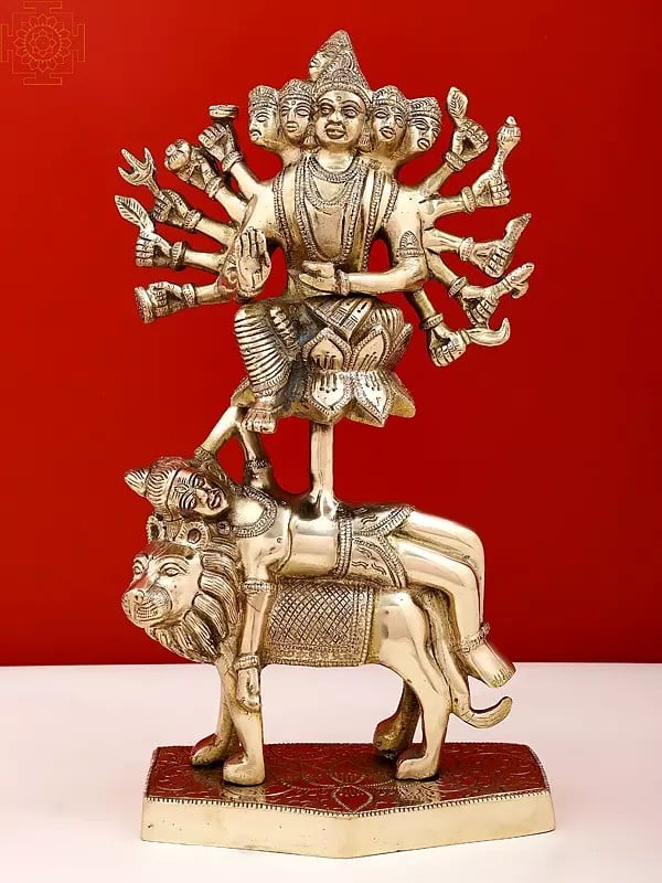 13" Brass Kamakhya Devi | Handmade