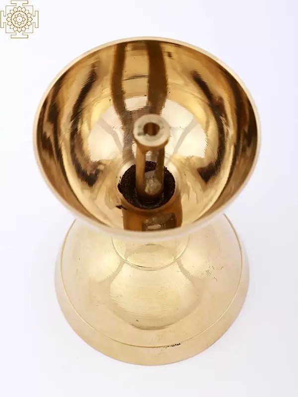 Rastogi Handicrafts Messing Diya - 33cm Öllampe Für Hindu Puja Und Tempel