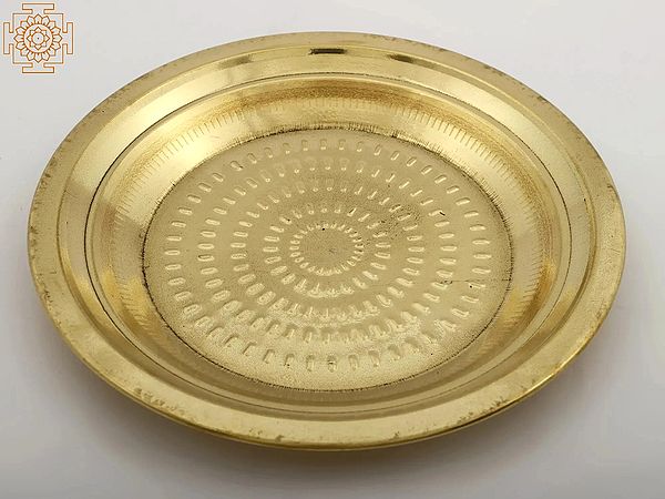 Pooja Plate in Brass (Multiple Sizes)