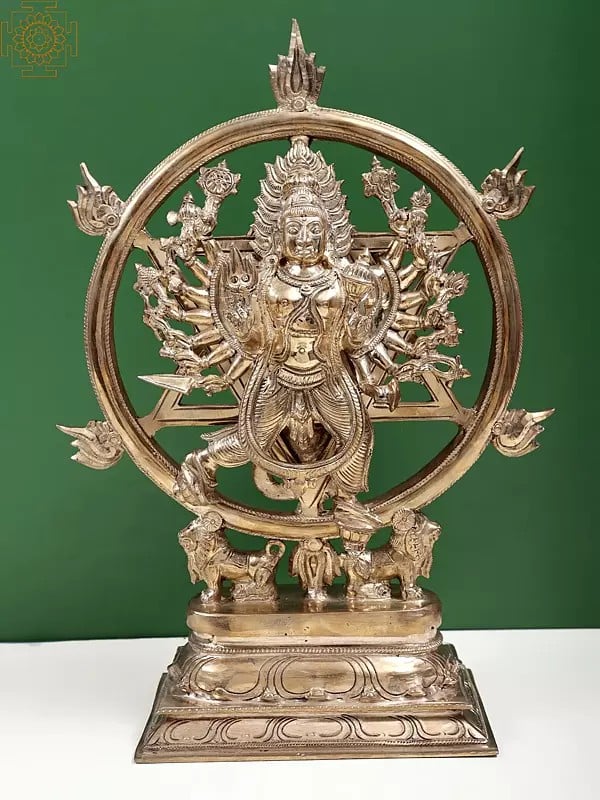 16" Bronze Sudarshan Chakrathalwar