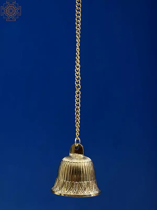 3" Small Brass Temple Bell