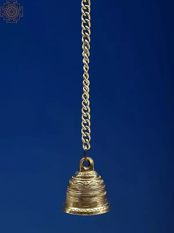 2" Small Brass Temple Bell