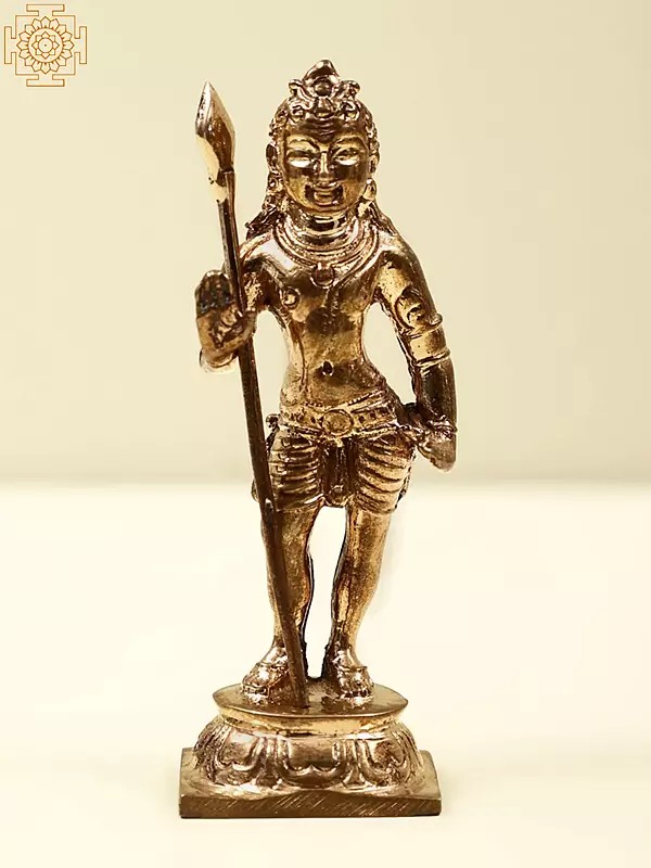 2" Small Karttikeya (Murugan)