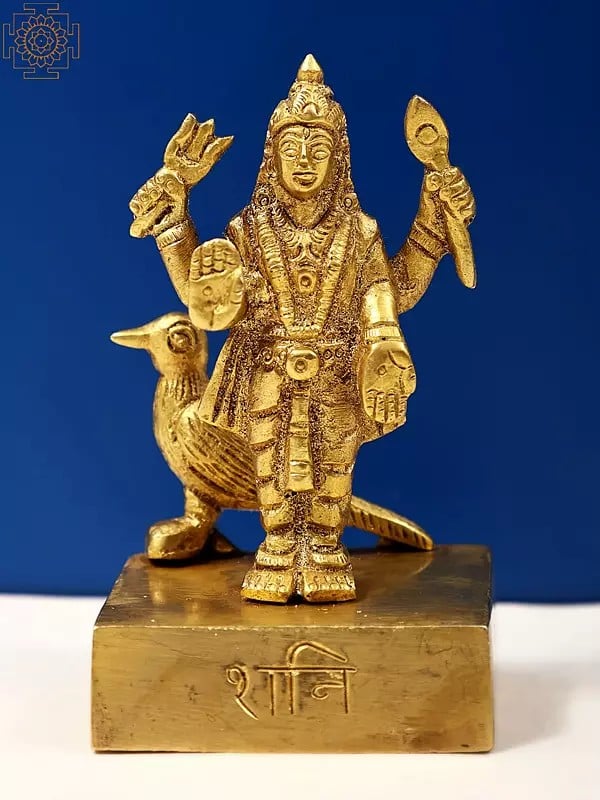 Brass Shani Statue