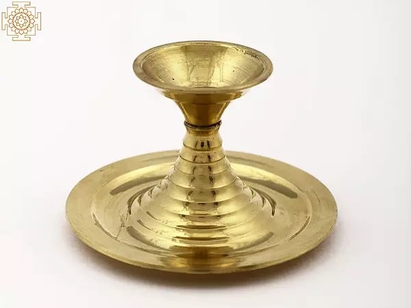 2" Brass Dhoop Stand