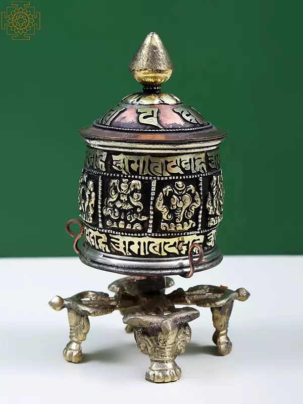 5" Small Copper Prayer Wheel