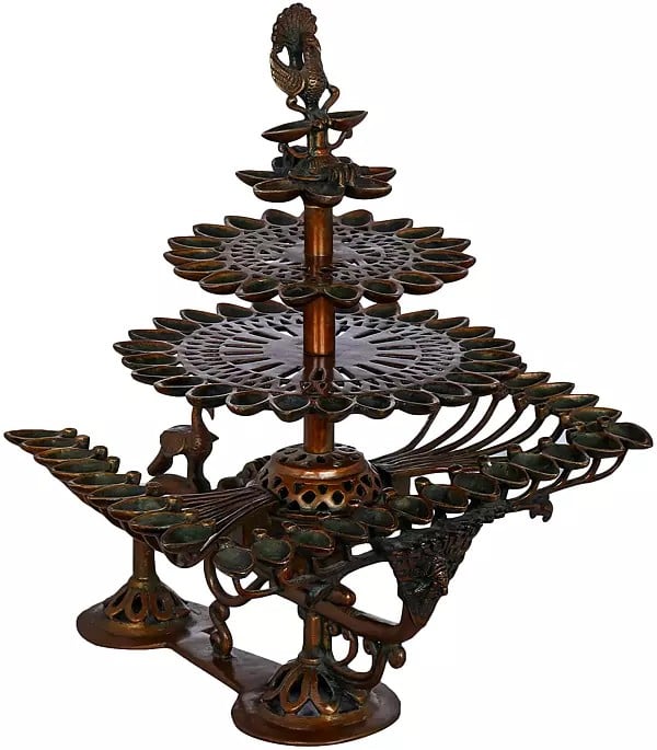 16" 84 Divat Arti Lamp in Brass | Handmade | Made in India