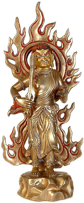 Achalanatha: The Immovable Buddha with Wisdomfire Aureole