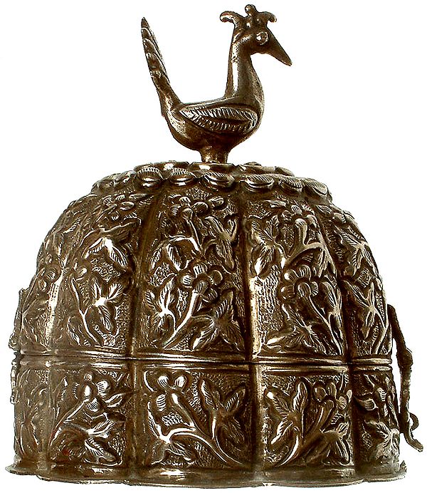 Antiquated Peacock Treasure Box