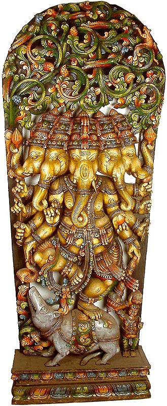 Five Faced Heramba Ganesha