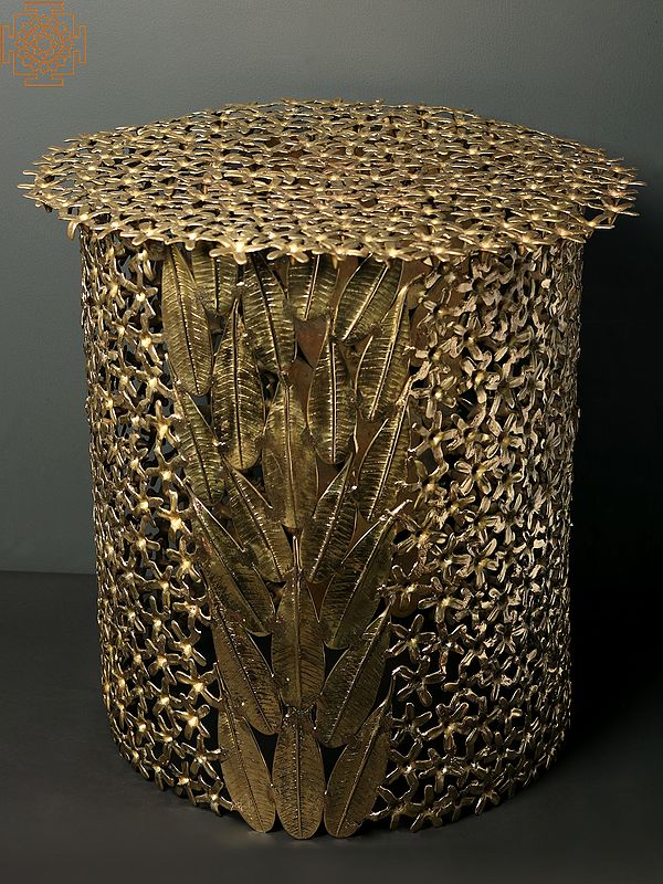 21" Designer Decorative Brass Table