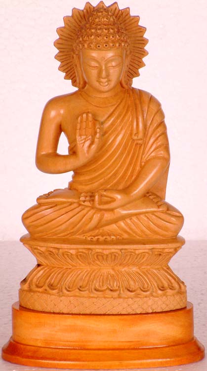Buddha in the Abhaya Mudra