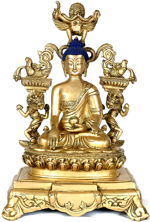Buddha Seated on the Throne of Enlightenment