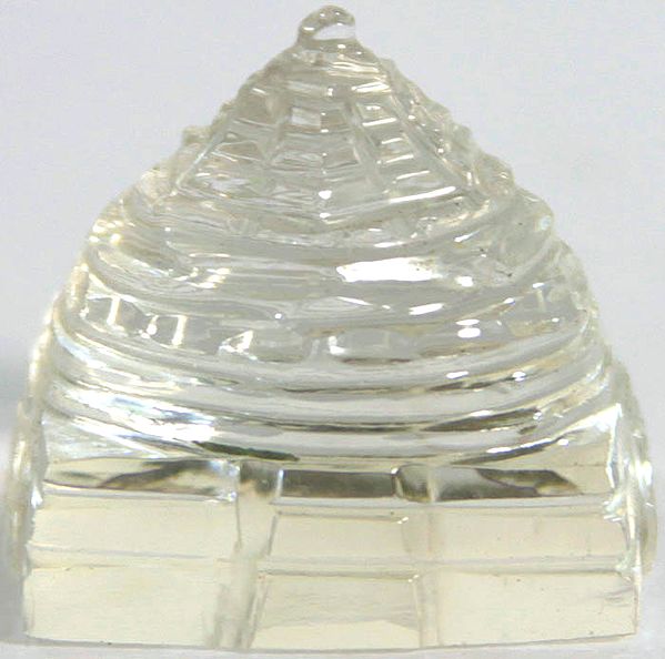 Crystal Shri Yantra (Small Sculpture)