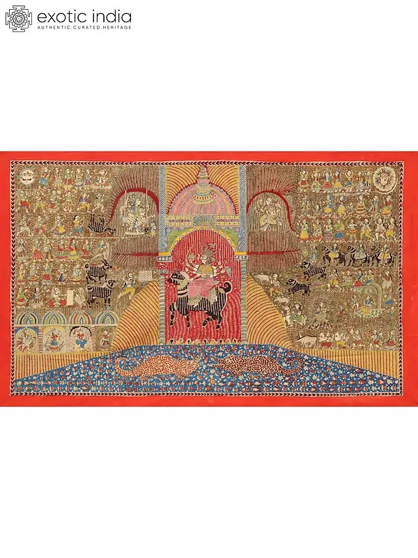 Story of Goddess Vahanvati - Mata Ni Pachedi | Natural Color on Cloth