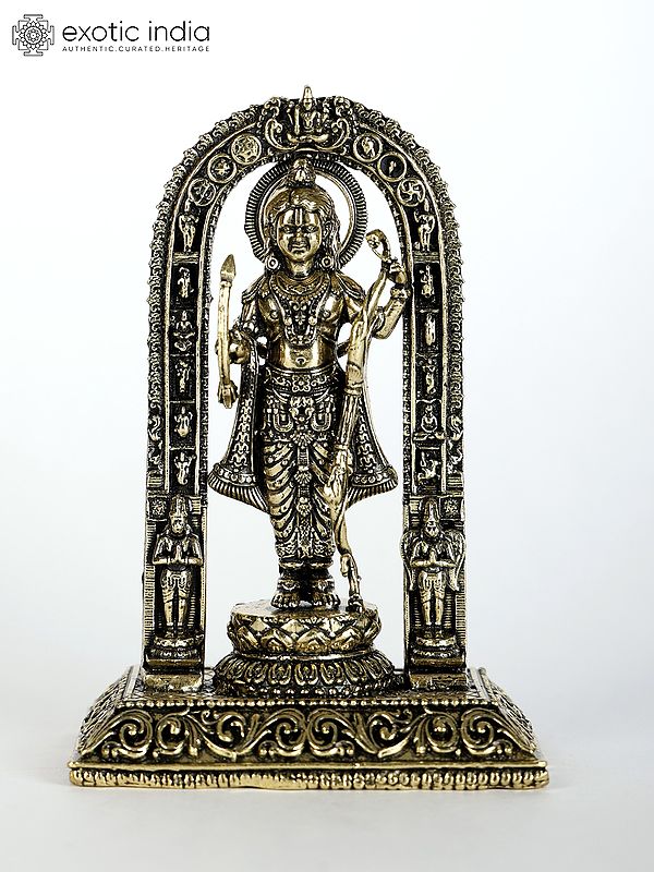 Small Ram Lalla Statue in Brass (Multiple Sizes)