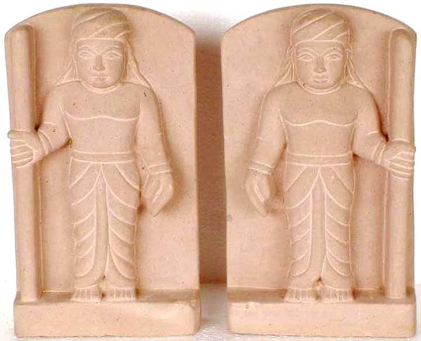 Dwarpalas - A Pair of Temple Guardians to Protect Your Altar