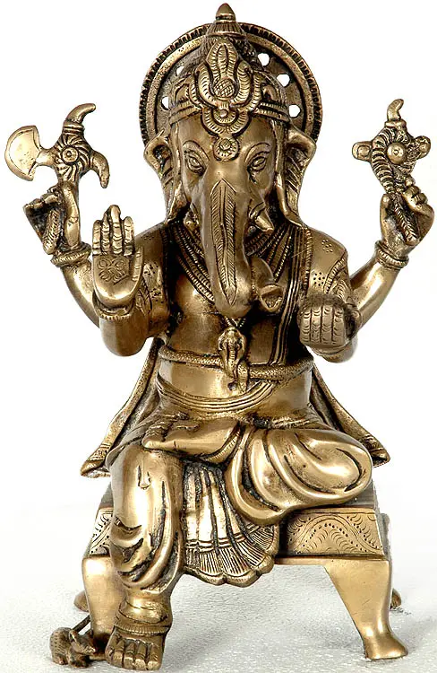 Lord Ganesha Blessing His Devotees
