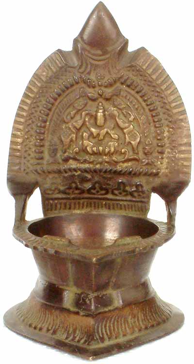 Goddess Gaja Lakshmi Diya (Lamp)