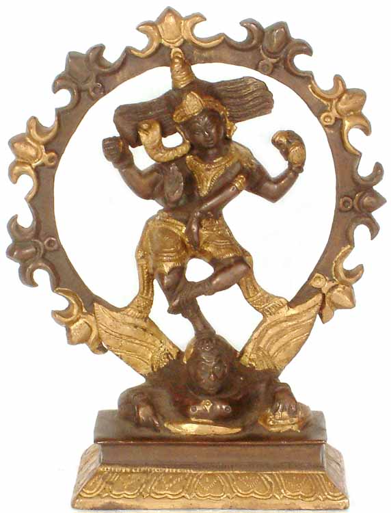 7" Shiva as Nataraja Brass Statue | Handmade | Made in India