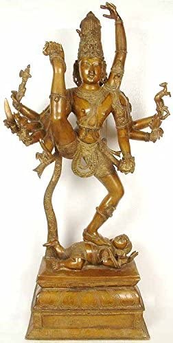 39" Lord Shiva Brass Sculpture | Handmade | Made in India