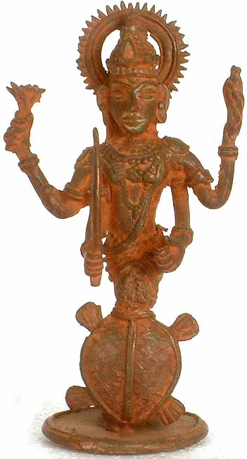 Matsya Avatar of Bhagawan Vishnu (Tribal Sculpture)