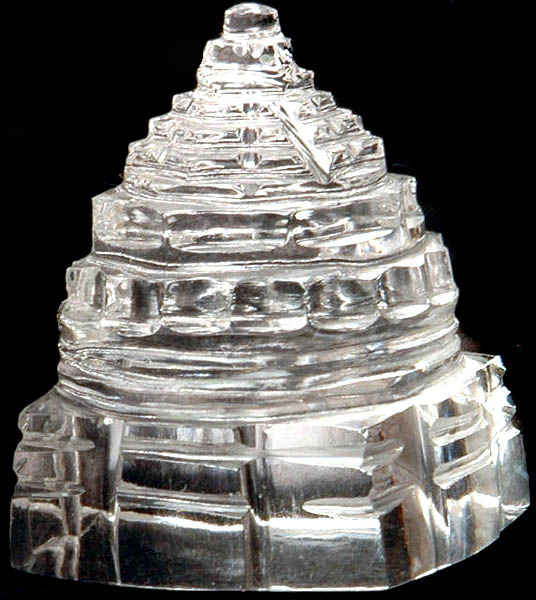 Shri Yantra (Carved in Crystal)