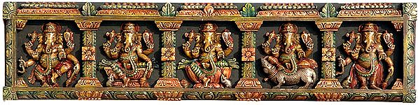 Five Different Ganeshas