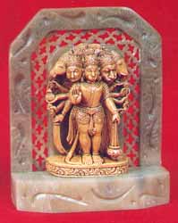 Five Headed Hanuman-soap stone