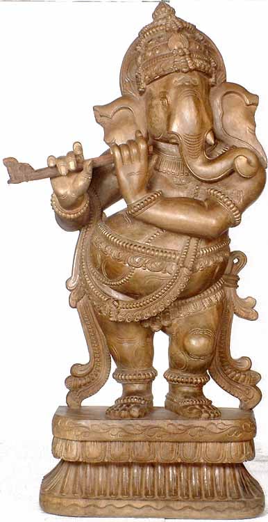 Fluting Ganesha