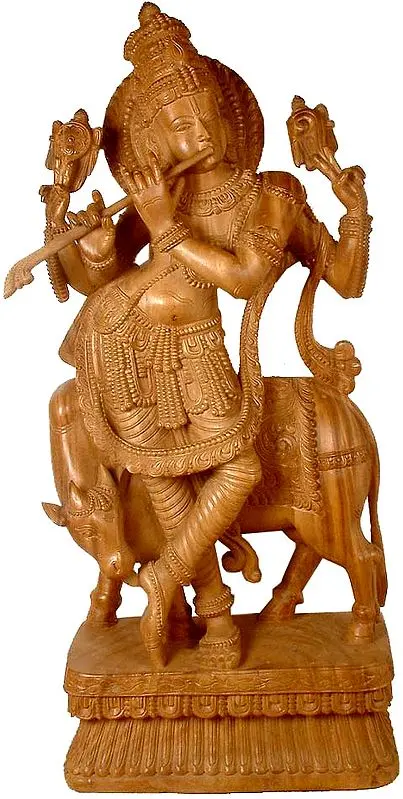 Fluting Krishna