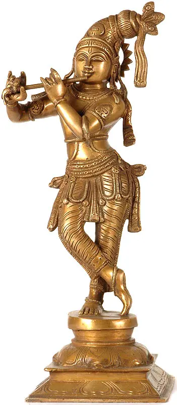 Fluting Krishna